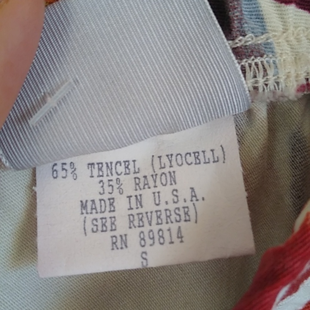 Two Star Dog Tencel Vintage Floral New With Tags Maxi Size S - Picture 7 of 8